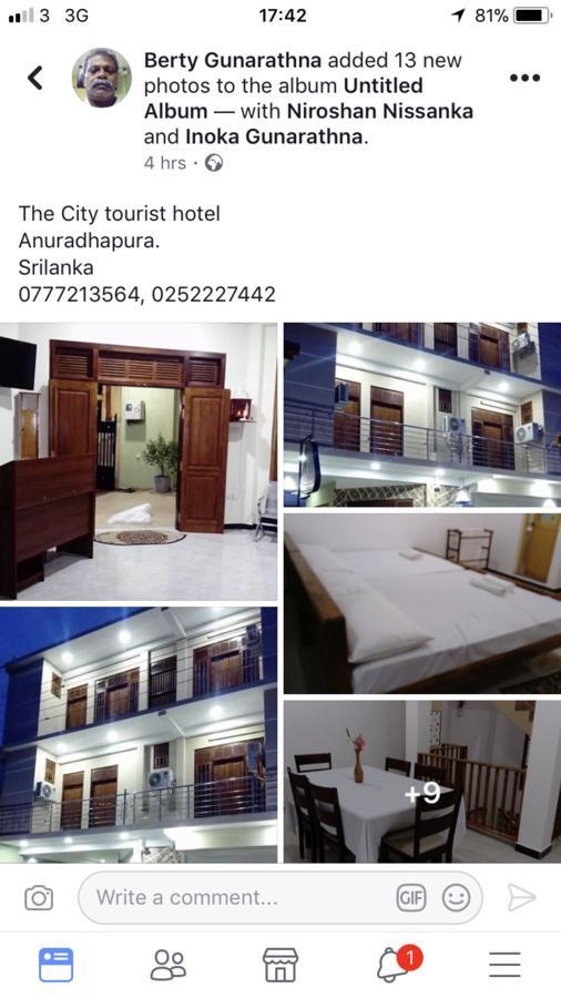 The City Tourist Hotel Anuradhapura Εξωτερικό φωτογραφία